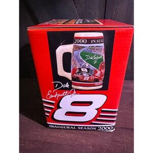 Dale Earnhardt Jr 2000 Inaugural Season Budweiser NASCAR Beer‎ Stein Collectible